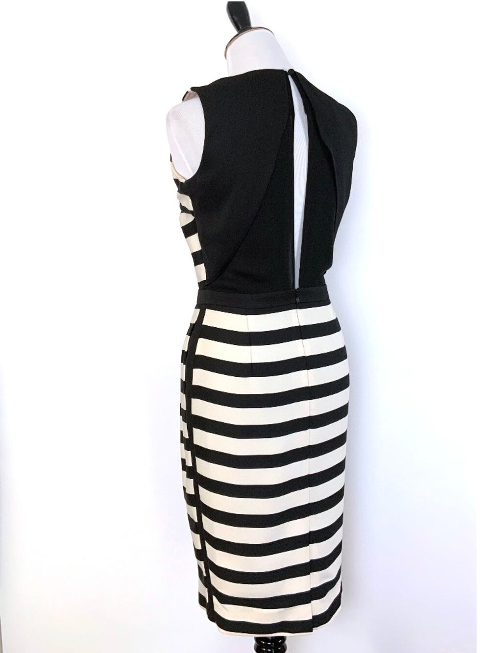 Striped Pleated Sleeveless Dress By Malene Birger Lillian Sz S - Picture 4 of 16